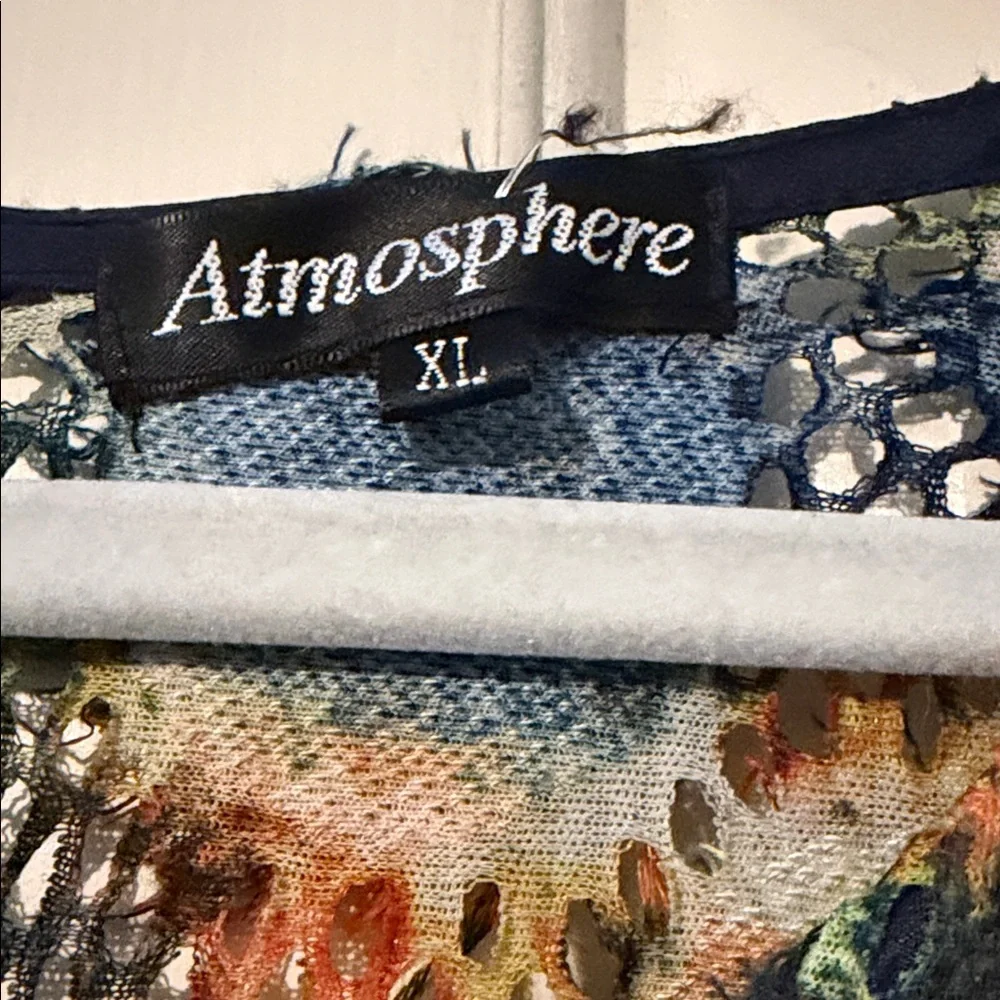 Atmosphere Colorful Textured Women's Blouse - Picture 2 of 3
